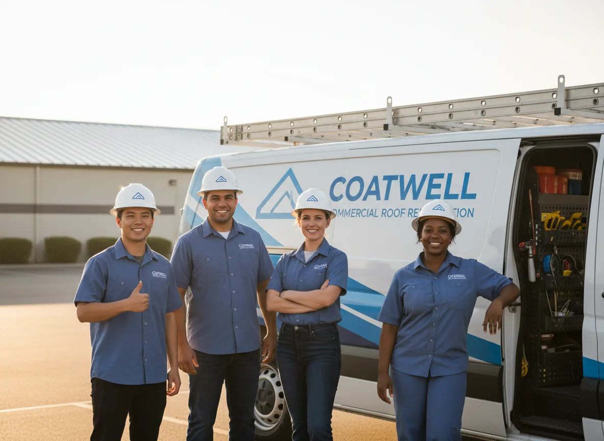 Commercial roof coating company in Venice, IL